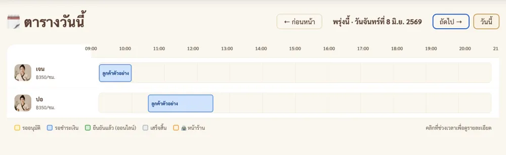 ระบบตารางเวลา